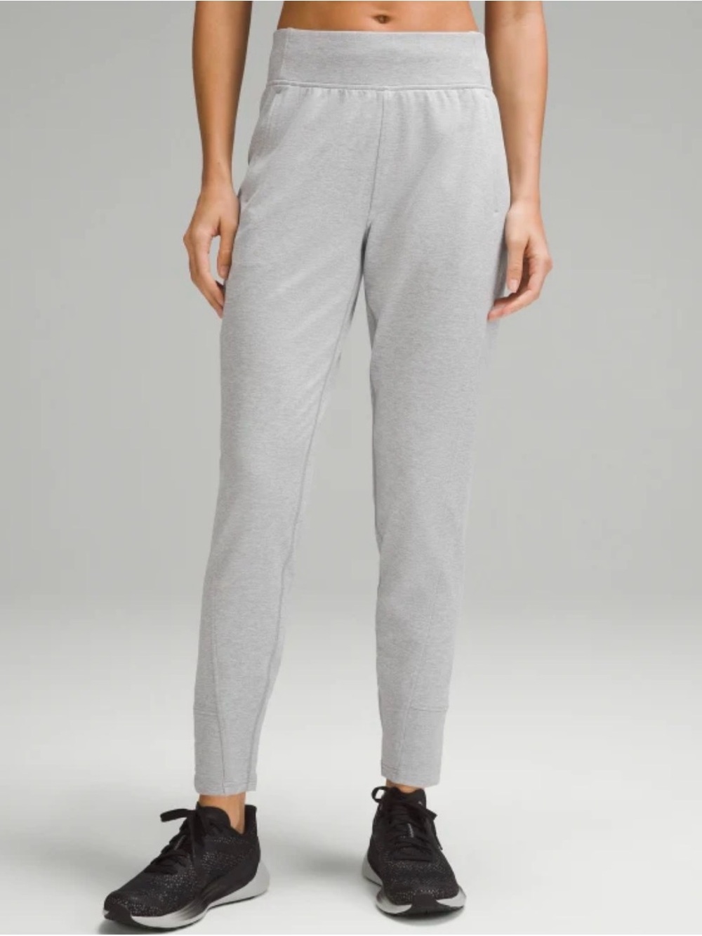 Lululemon It's Rulu Run High-Rise Jogger Fleece Heathered Rhino Grey